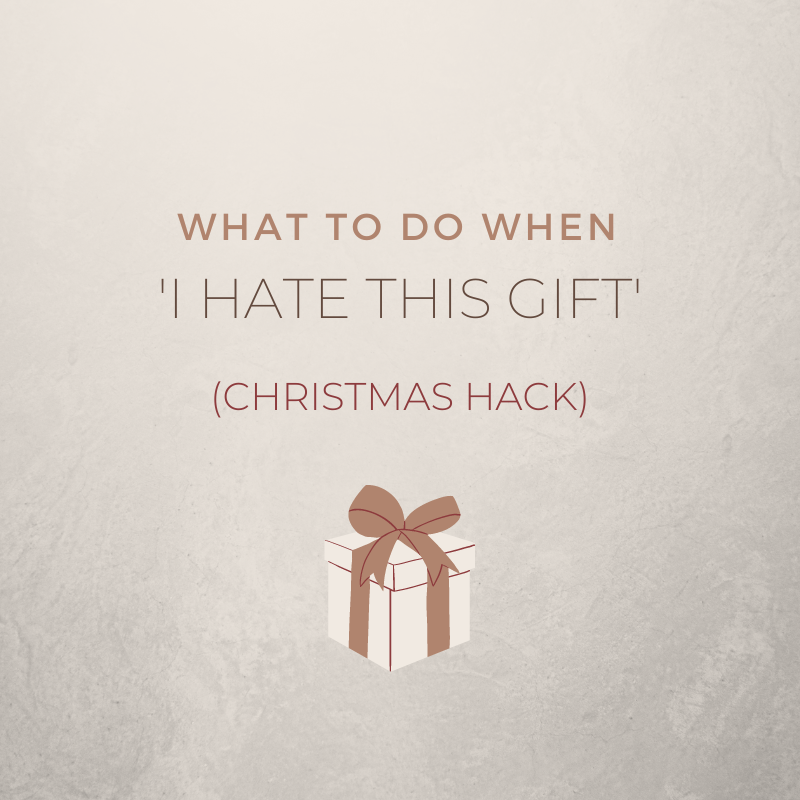 A Practical Guide to Handling: 'I Hate This Present!'
