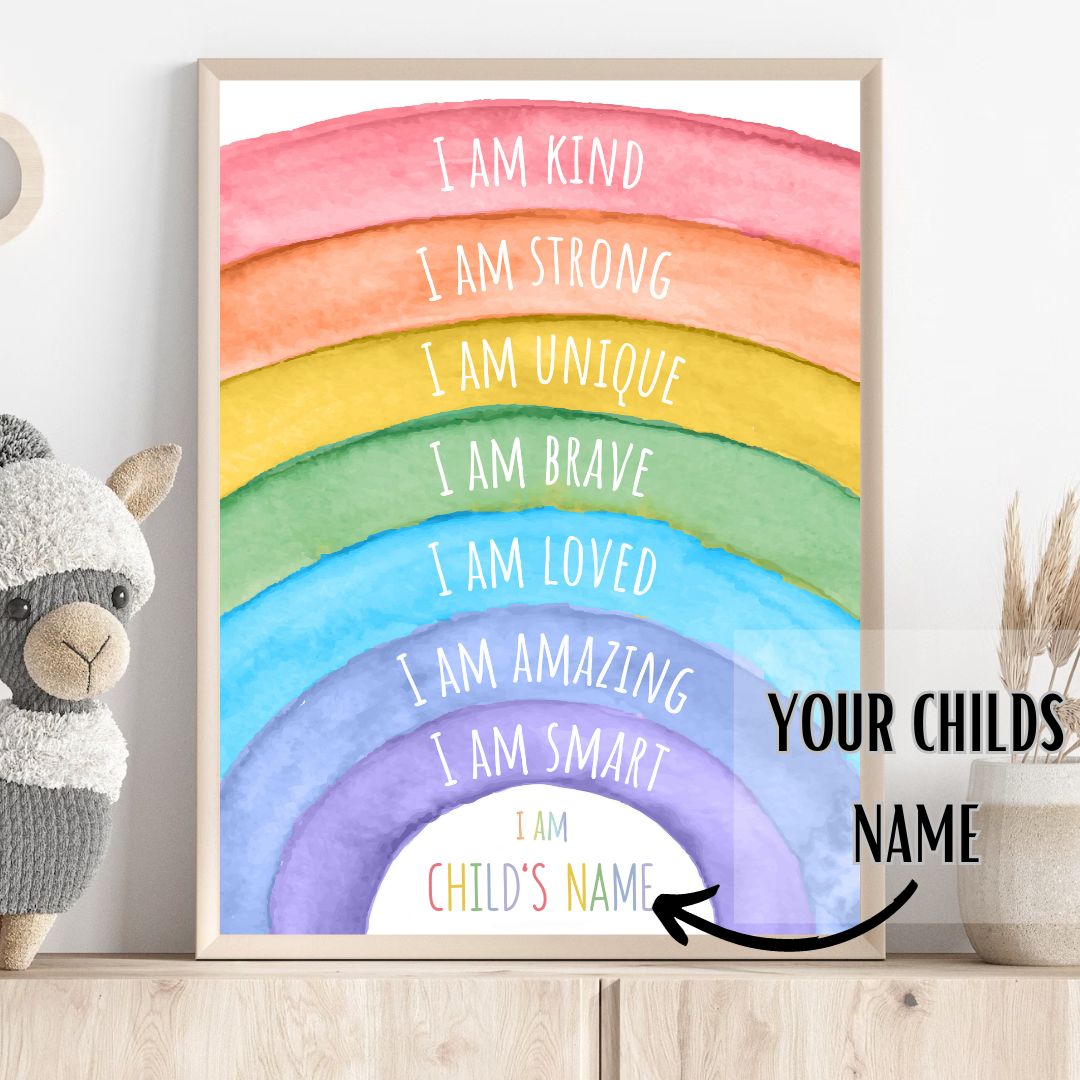 Personalised Affirmation Poster