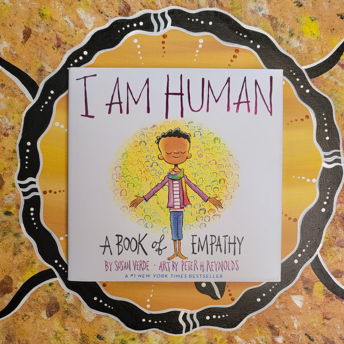 image of children's book called I Am Human. Book is about emotional intelligence..