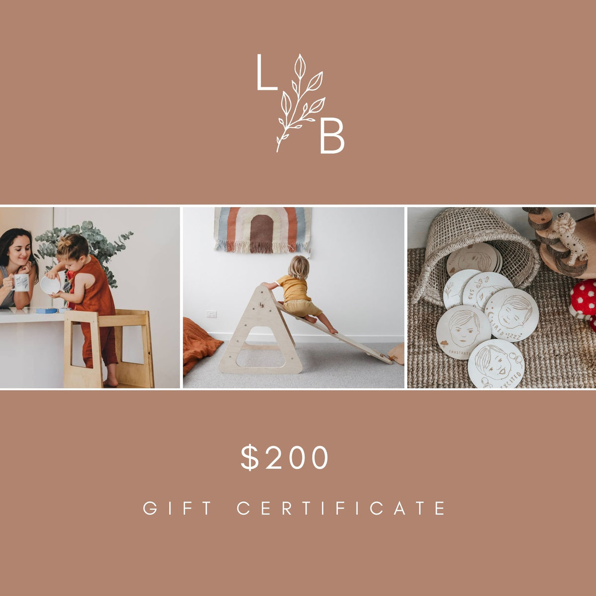 CUSTOM GIFT CERTIFICATE