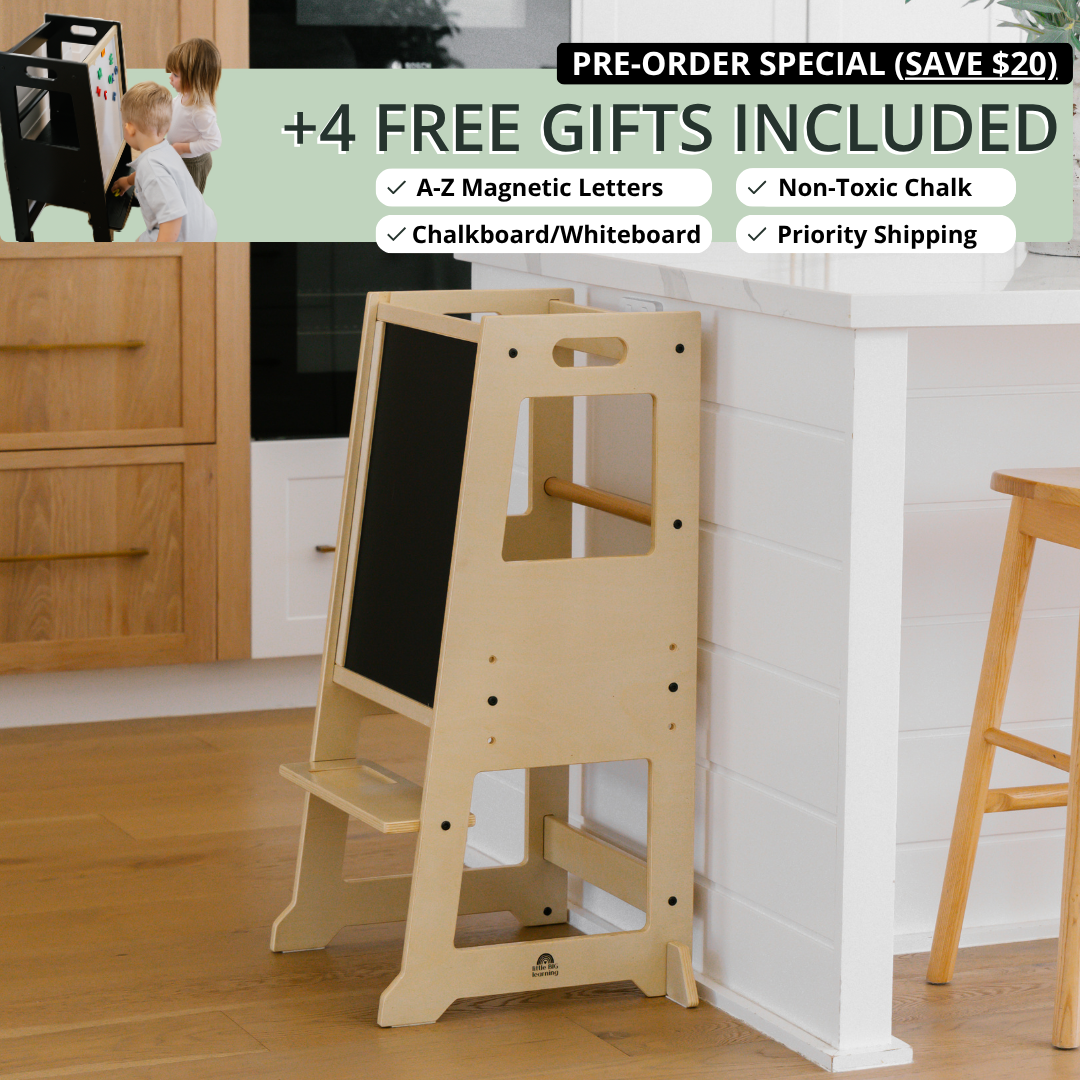 Slimline Learning Tower | Birch