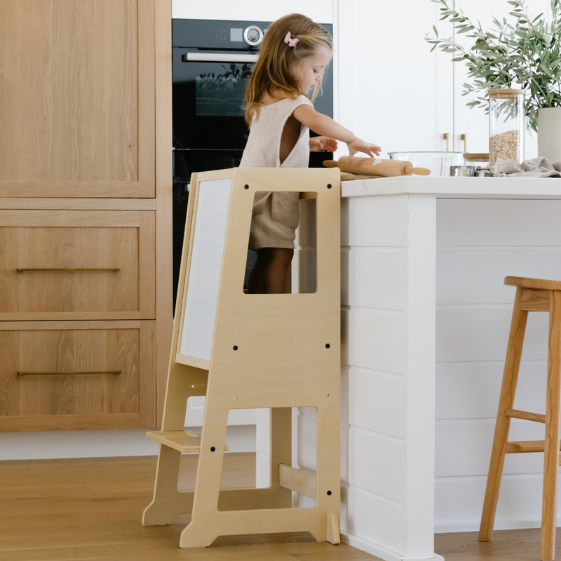 Slimline Learning Tower | Birch