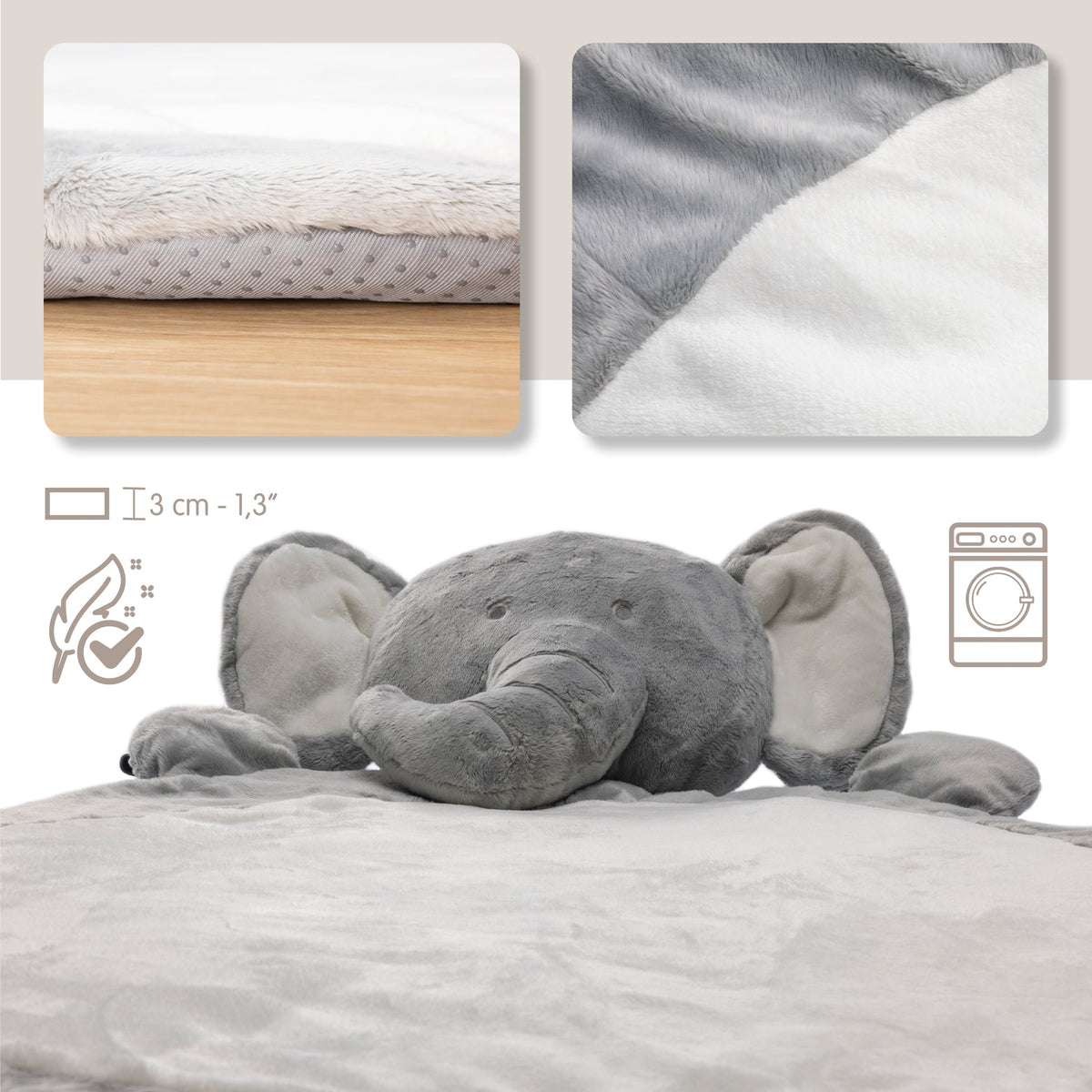 Baby Play Mat - Elephant