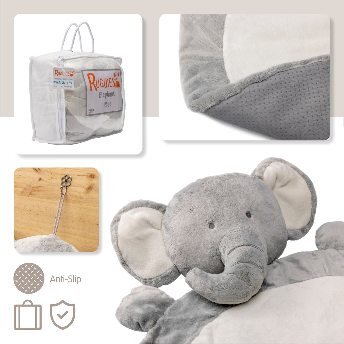 Baby Play Mat - Elephant