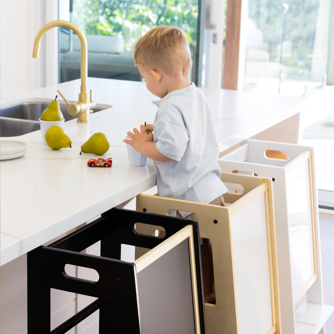 Slimline Learning Tower | White