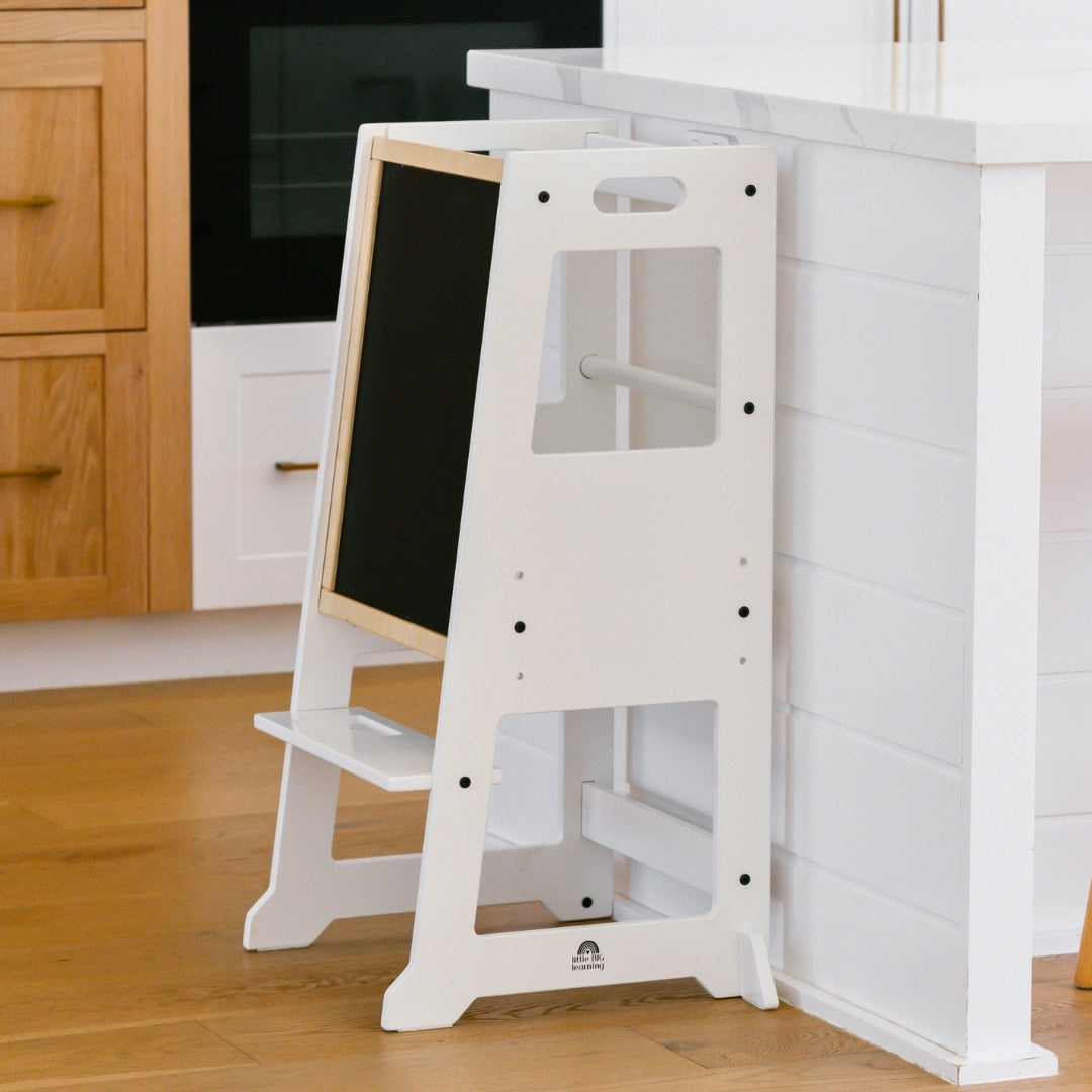 Slimline Learning Tower | White