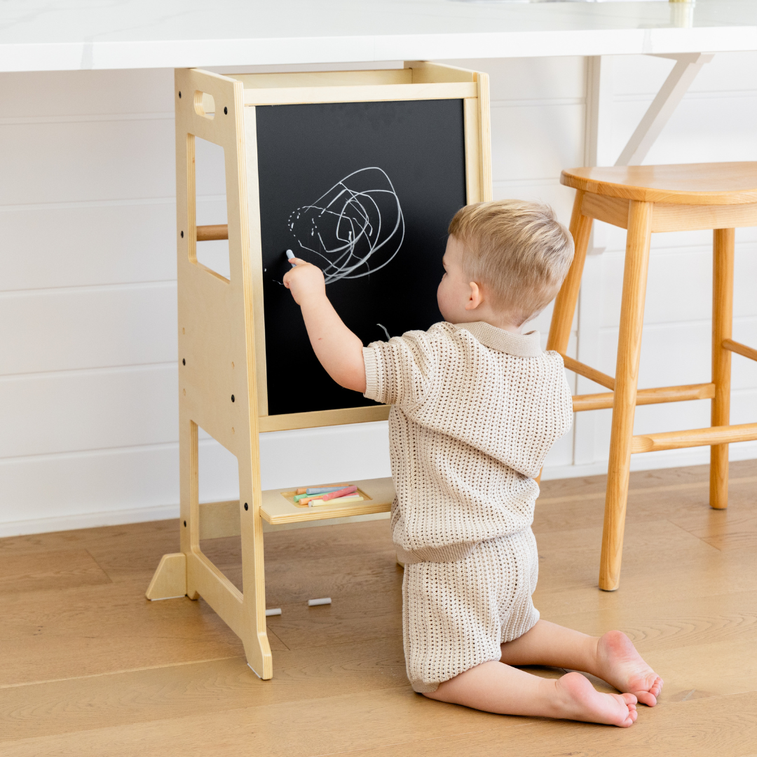 Slimline Learning Tower | Birch