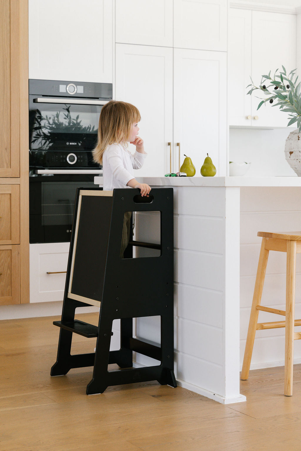 Slimline Learning Tower | Black