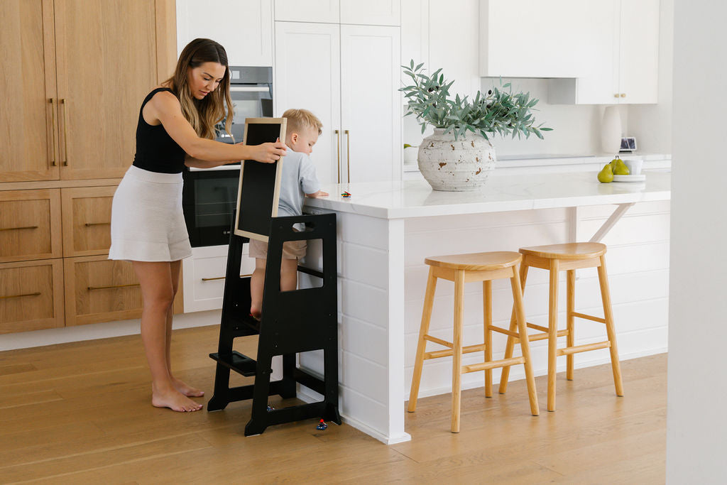 Slimline Learning Tower | Black