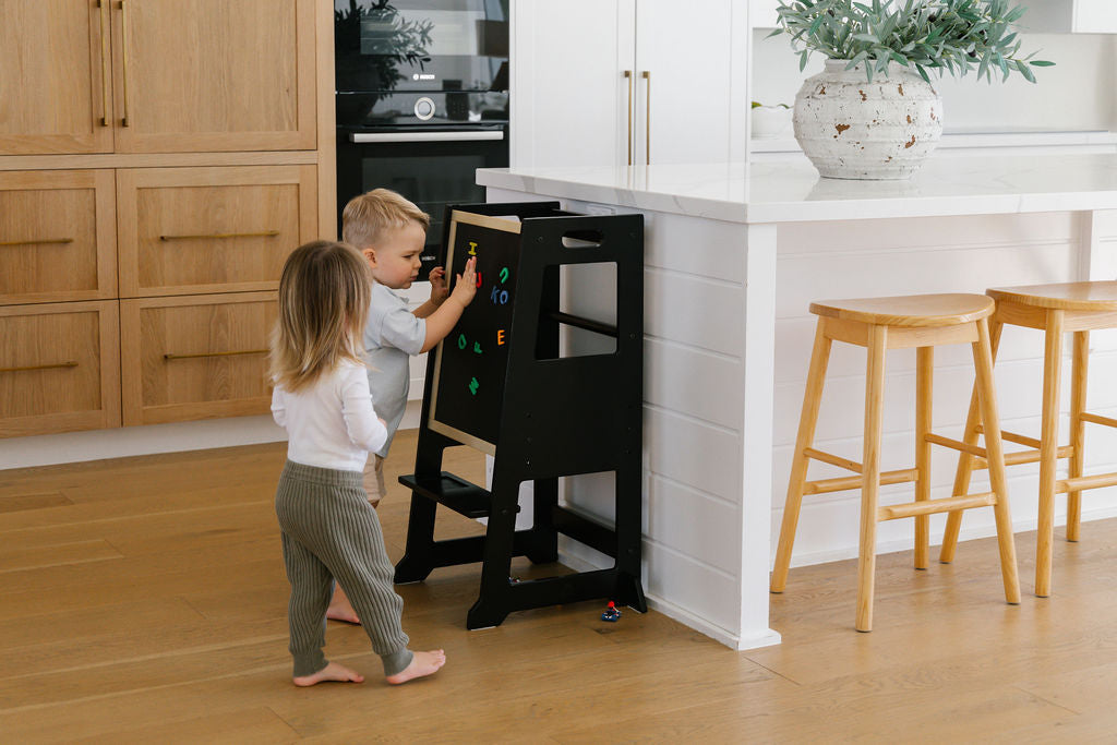 Slimline Learning Tower | Black