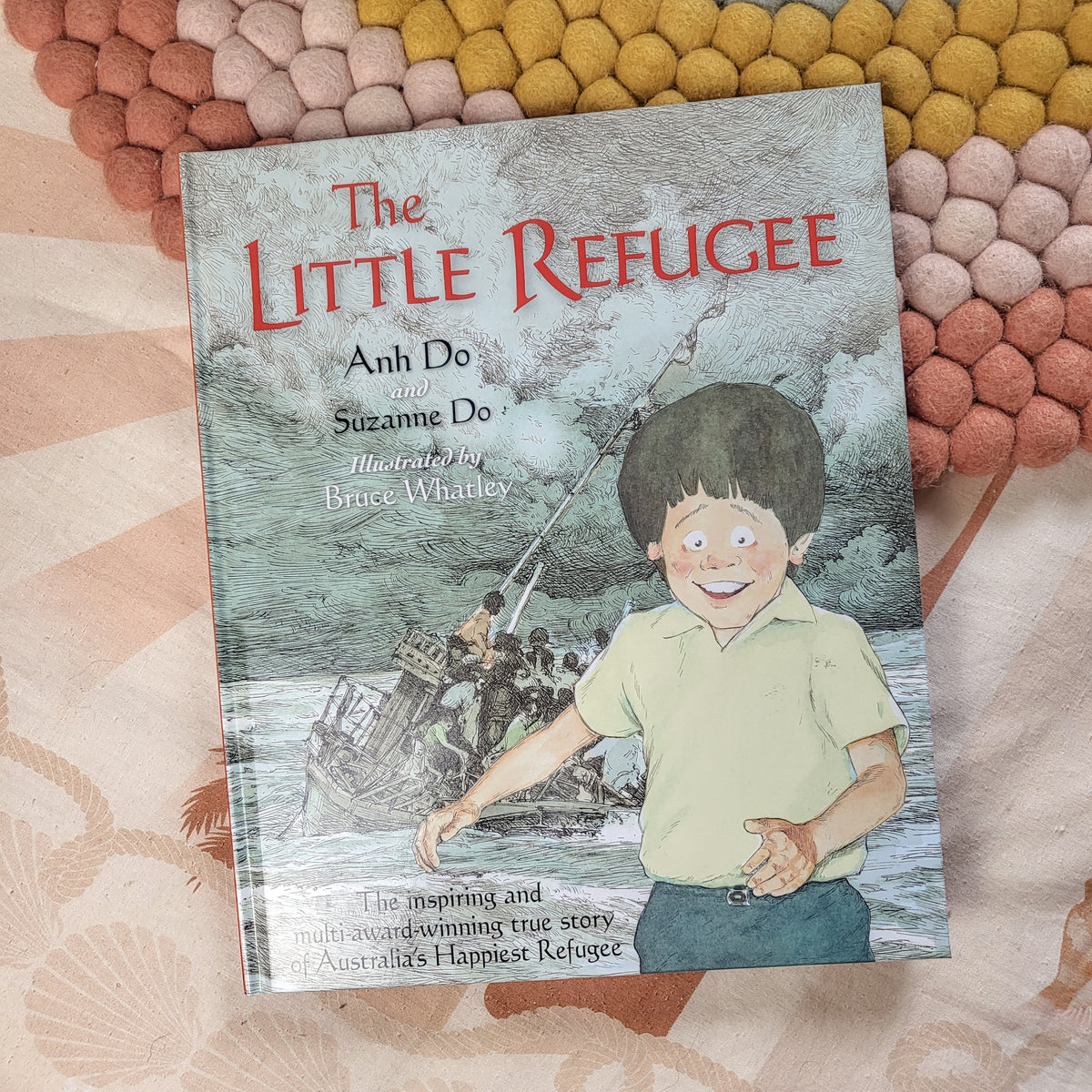 image of children's book called The Little Refugee.