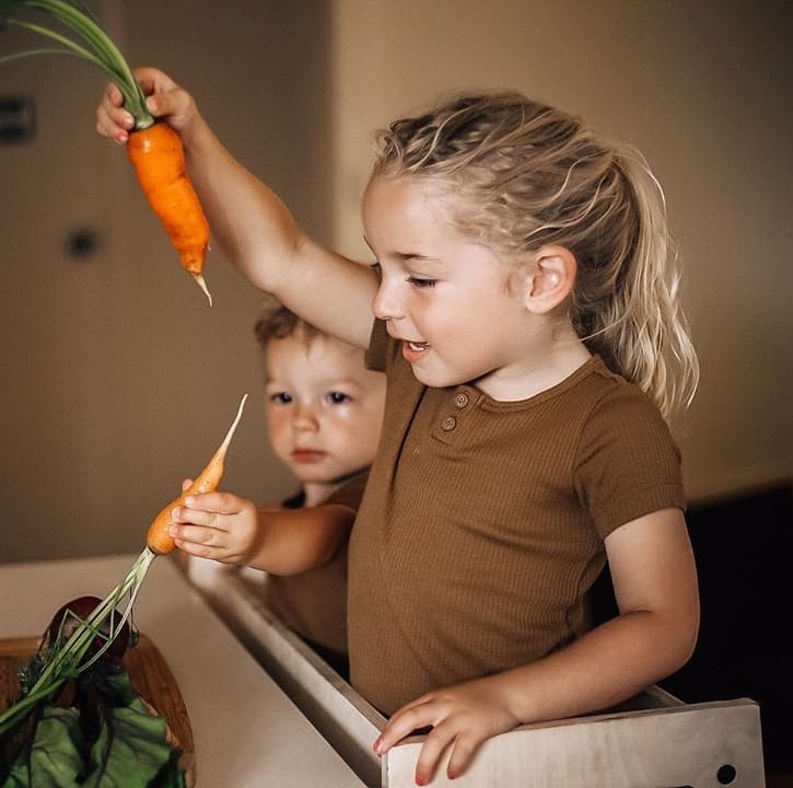 double learning tower carrots
